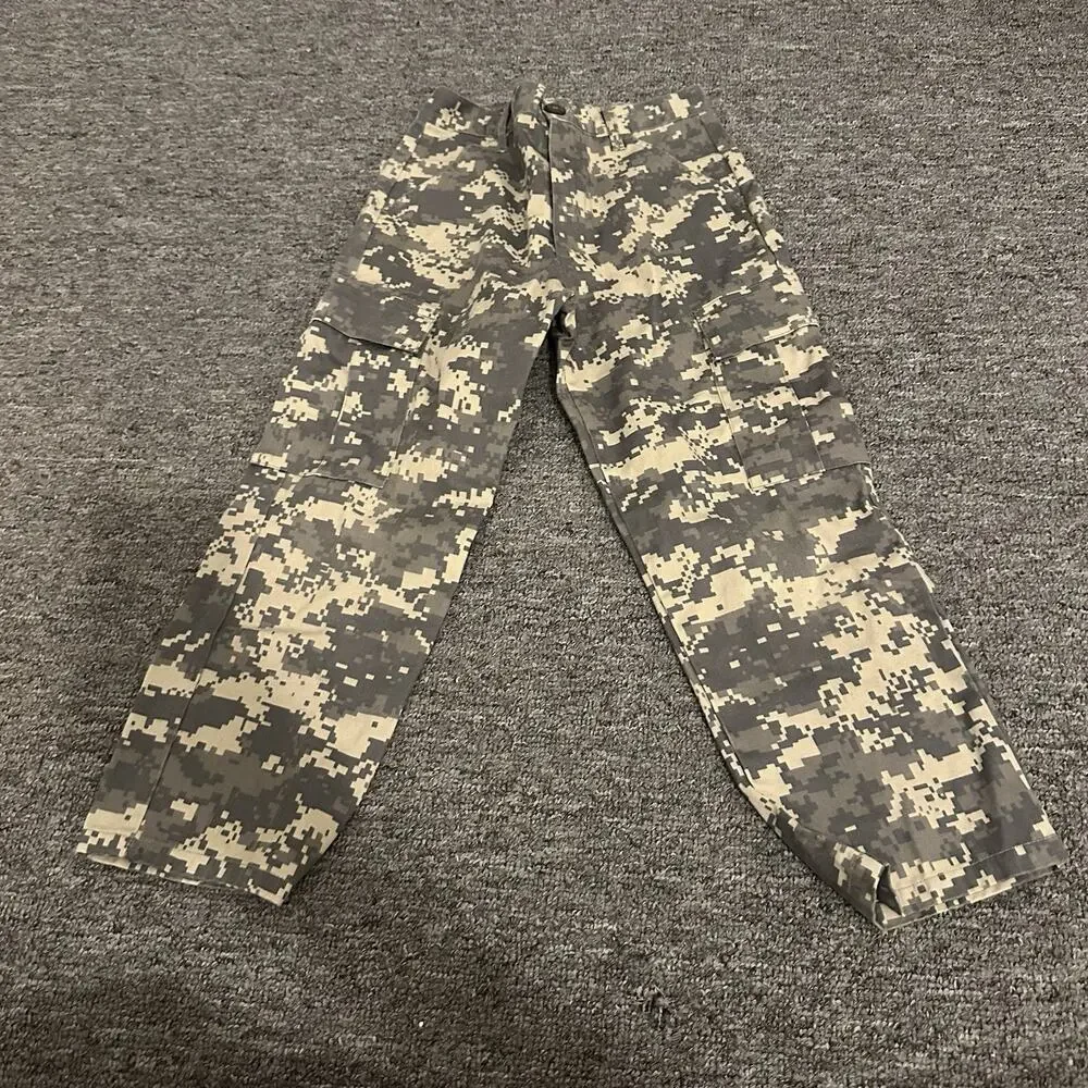 Youth Size 8 Trooper Military Costume Pants Digital Camo Camouflage